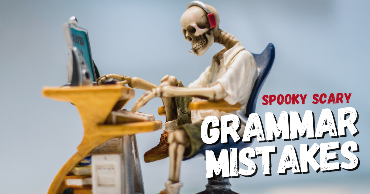 upstart group fractional cmo presents spooky scary grammar mistakes to avoid in Halloween blog post