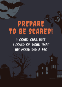 Prepared to Be Scared by Spooky Scary Grammar Mistakes